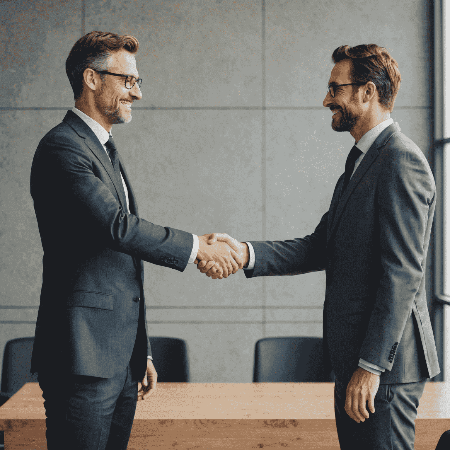 A handshake between two business professionals, representing the process of attracting fundings